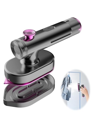 TERRIFI Hand Steamers for Travel Iron, Portable Garment Steamer Travel Iron, Fast Heat-up, Ceramic Nonstick Sole Plate, Dry and Wet Ironing, Suitable for Trips &amp; Home Use