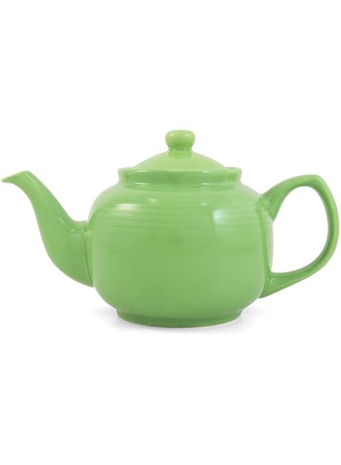 Amsterdam Lime Green Classic 6 Cup Ceramic Teapot