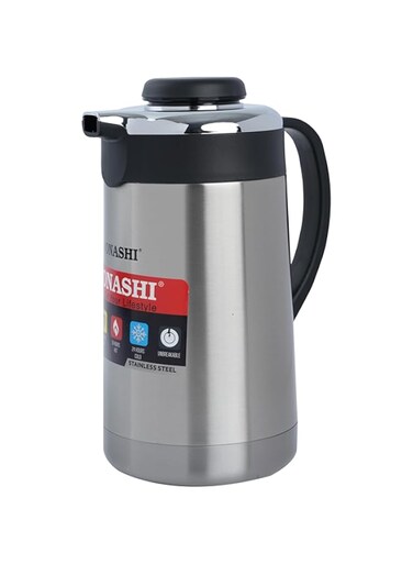 Sonashi SVF-1500 Vacuum Flask w/ 1.5L Capacity, Heat Retention, Insulated Cup, Stainless Steel, Durable, Unbreakable   Vacuum Flask   Home Appliance