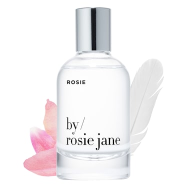 By Rosie JaneEau De Parfum Spray (Rosie) - Clean Fragrance for Women - Essential Oil Mist with Notes of Sheer Musk, Vanilla, Sweet Rose - Paraben Free, Vegan, Cruelty Free, Phthalate Free (50ml)