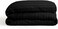 ZONE Multi-Colored Luxury Stripe Duvet Cover - Black, King (240X260)