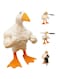NALACAL Magnetic Goose Key Holder, Duck Key Holder Unique Animal Key Holder Standing Muscle Goose Statue Animal Magnetic Tool Holder Magnetic Key Organizer for Room Office Tabletop Ornament