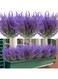 ZEOSTARO Artificial Lavender Flowers 12 Bundles Outdoor UV Resistant Fake Flowers No Fade Faux Plastic Plants Garden Porch Window Box Decorating (Purple)