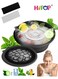 Face Bowl for Ice with Built-in Icetray, Portable Foldable Silicone Ice Facial Bowl with Hairbands, for Home Travel Camping Ice Bath Facial Plunge Bowl, Spa Tool for for Cold Plunge Therapy Skin Tightening Acne Relief &amp; Anti-Inflammation (Black)