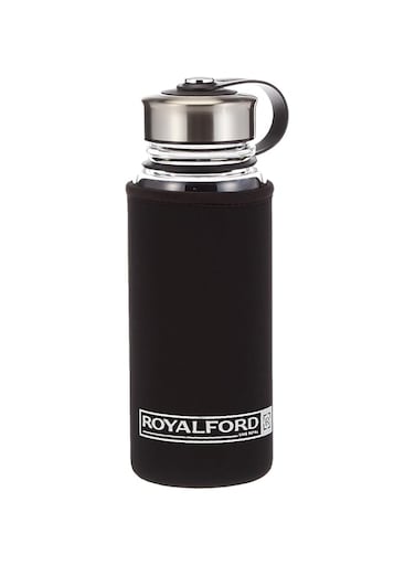 Royalford BoroSilicate Glass Water Bottle, 800 ml, RF9695, 1