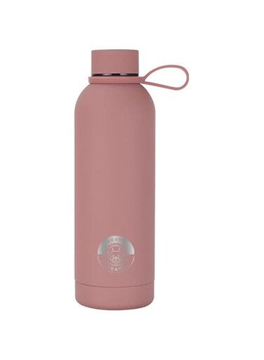 BRAVE Stainless Steel Insulated Water bottle/Flask for Kids/adults,Double Wall Water Vacuum Flask Thermos Flask for Hot &amp; Cold Water Sports Bottle, for gym/school.(500ml Pink) (Pink)