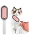 2 in 1 Cat Brush   Pet Grooming Brush for Long &amp; Short Haired Cats   Cleaning Slicker Brush for Puppy Kitten   Cat Massage and Removal of Loose Fur (Pink)