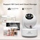 CRONY SH064 Indoor Security Camera 8MP WiFi Surveillance Camera with Two Way Audio Night Vision Human Tracking 5G Dual Band Wireless Baby Monitor
