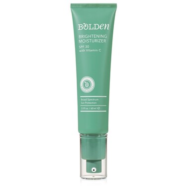 Bolden SPF 30 Brightening Face Moisturizer with Vitamin C, Broad Spectrum UVA/UVB Sunscreen, Applies Clear without Chalky Residue, Ideal for Melanin Rich Skin, 2.0 FL Oz