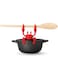 Crab Spoon Rest &amp; Steam Releaser,Kitchen Gifts, Silicone Spoon Rest for Stove Top - Heat-Resistant Kitchen and Grill Utensil Holder,Non-Slip Spoon Holder Stove Organizer,Kitchen Gifts Utensil (A)