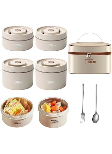 saykfoe 304 Stainless steel bento box Thermal insulation lunch box Portable bento box with lids Insulated food lunch container set Adult leak proof lunch box Microwave oven heating