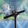 Crony HL-B1 Kids Electric Scooter, Lightweight Foldable Kick Scooter, 10-14KM/H Speed, 5-8KM Range, LED Big Display, Footwell Light, Bluetooth Speaker, Rechargeable Battery, Anti-Slip Deck, Black