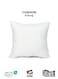 Bedding Throw Pillows Insert Cushion Filler Outer Cover Non Woven Hollowfiber Filling 400 gm Ultra Soft Fiber Size 45x45cm , 18x18inch Cushion Inserts Home Decor White (Pack of 1)