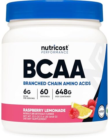 Nutricost BCAA Powder- 2:1:1 - (Raspberry Lemonade) 60 Servings