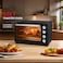 55L Electric Toaster Oven with Rotisserie, Multi-Function Baking &amp; Roasting Oven