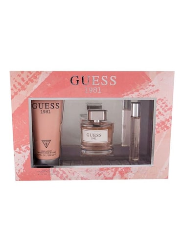 Guess 1981 Gift Set Edt 100Ml, Body Lotion 200Ml, Travel Spray 15Ml For Women