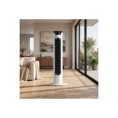 40W Tower Fan with 3 Speed Settings, Portable Floor Fan, Quiet Cooling Fan for Home &amp; Office