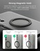Iottie Itap 3 Magnetic Dash &amp; Windshield Mount Car Phone Holder With Magnetic Ring Adapter. Compatible With Qi2, Magsafe, iPhone, And Android Smartphones.