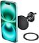Iottie Itap 3 Magnetic Air Vent Car Mount Phone Holder With Magnetic Ring Adapter, Compatible With Magsafe, iPhone, And Android Smartphones