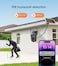 CRONY RBX-SD400 4G Solar Security Camera 6MP Outdoor Wireless PTZ Surveillance Cam AI Human Detection Color Night Vision Support Waterproof
