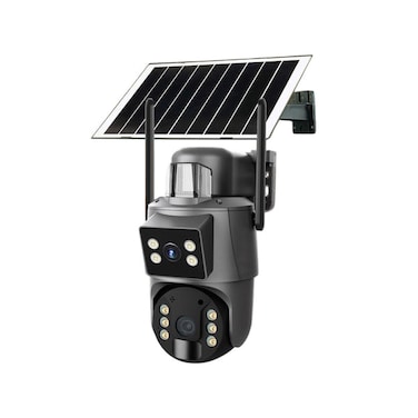 CRONY RBX-SD400 4G Solar Security Camera 6MP Outdoor Wireless PTZ Surveillance Cam AI Human Detection Color Night Vision Support Waterproof
