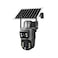 CRONY RBX-SD400 4G Solar Security Camera 6MP Outdoor Wireless PTZ Surveillance Cam AI Human Detection Color Night Vision Support Waterproof
