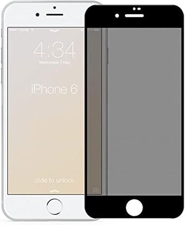 iPhone 6 Plus Privacy Screen Protector,[3D Curved] [5D Touch] Anti Spy 9H Tempered Glass, Edge to Edge Full Cover Screen Protector Anti-Fingerprint Full Coverage Sccreen Protector For iPhone 6Plus