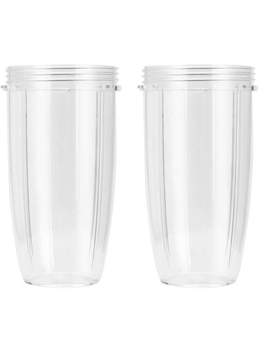 Easeurlife Replacement Cup for Nutribullet Replacement Parts 32oz for Nutri Bullet 600W and 900W, Pack of 2