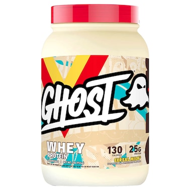 Ghost 100% Whey Protein, Cereal Milk, 2 LB