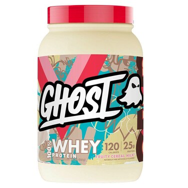 Ghost 100% Whey Protein, Fruity Cereal Milk, 2 LB