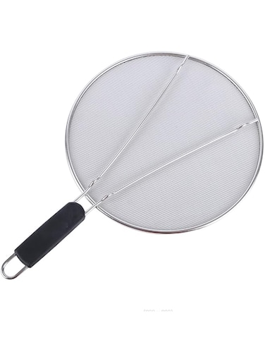 Beauenty Kitchen Splatter Screen,Stainless Steel Grease Splatter Screen for Frying Pan,Fine Mesh Splatter Screen (29cm)