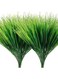 AGEOMET 14pcs Artificial Plants Fake Plastic Greenery Shrub Bushes UV Resistant Plants Plastic Wheat Grass for Indoor Outdoor Home Garden Decoration