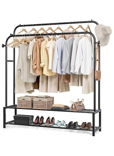 Folding Metal Clothes Dryer Drying Space Laundry Washing Durable Metal Drying Rack Multifunctional Air Dryer Ideal For Indoor And Outdoor 2 Folding Winged Clothes Dryer