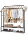 Folding Metal Clothes Dryer Drying Space Laundry Washing Durable Metal Drying Rack Multifunctional Air Dryer Ideal For Indoor And Outdoor 2 Folding Winged Clothes Dryer