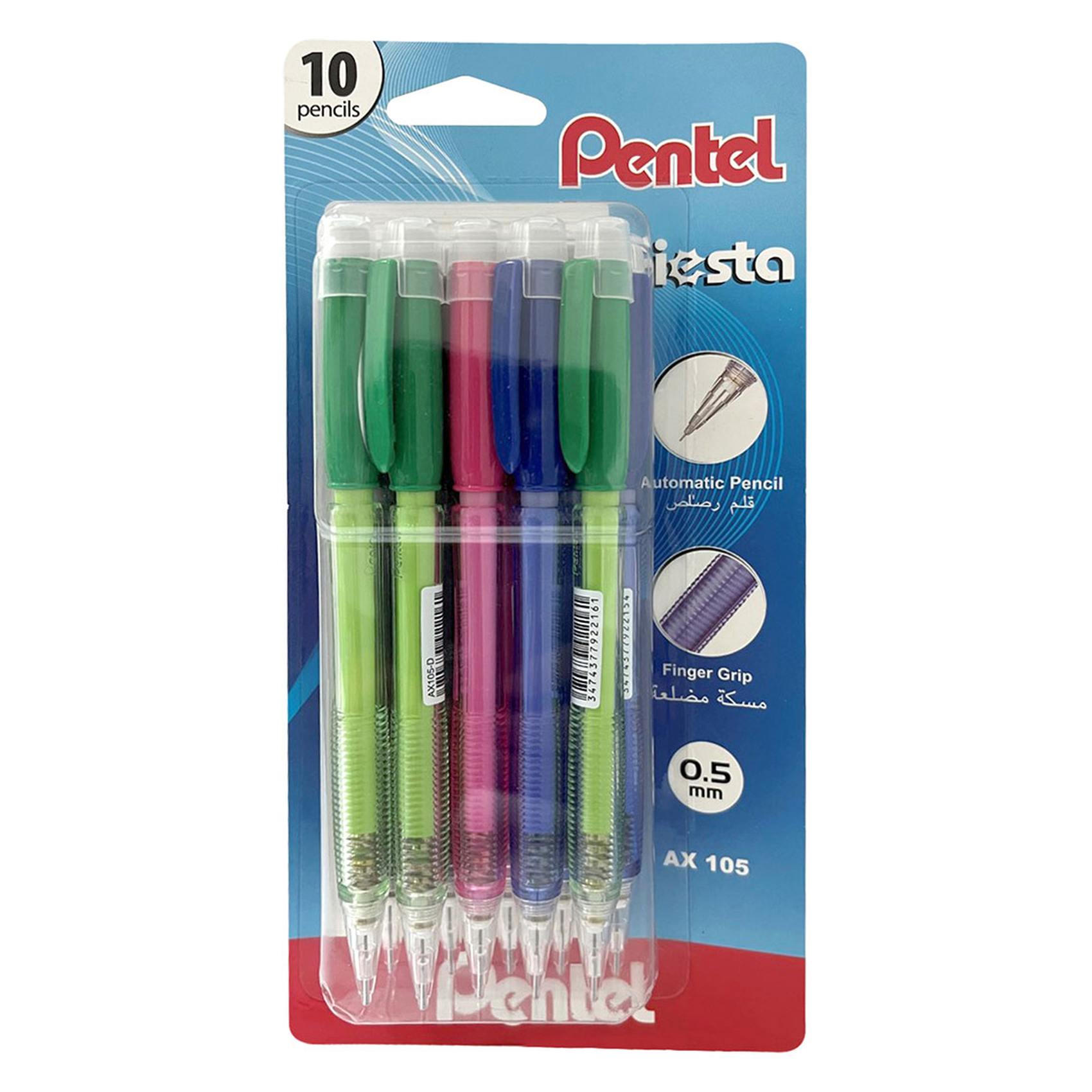 Pentel Fiesta Mechanical Pencil Blister 0.5mm 10 PCS