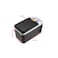 12L Portable Car Fridge Cooler Box, Electric Mini Refrigerator w/ Digital Display &ndash; Black &amp; White