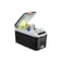 12L Portable Car Fridge Cooler Box, Electric Mini Refrigerator w/ Digital Display &ndash; Black &amp; White