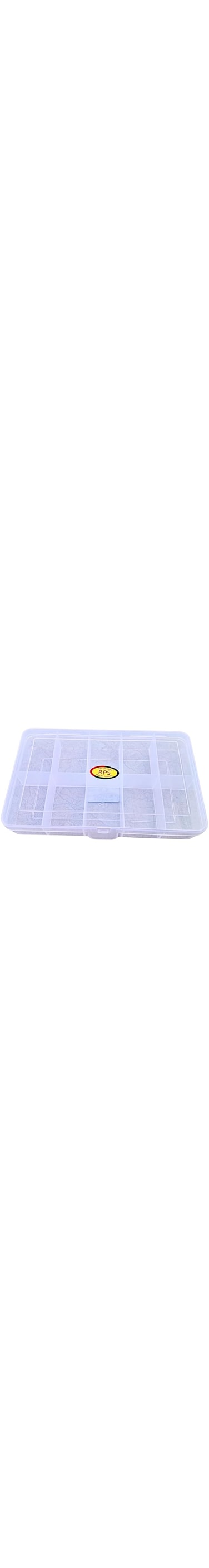 AANIJ Polypropylene Multi Purpose Jewellery Organizer Rectangular Storage Box With Fix Dividers 10 Grids Transparent For Jewelry Beads Earring And Many More Pack Of 1