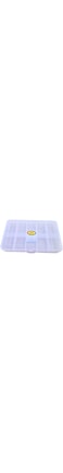AANIJ Polypropylene Multi Purpose Jewellery Organizer Rectangular Storage Box With Fix Dividers 10 Grids Transparent For Jewelry Beads Earring And Many More Pack Of 1