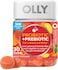 OLLY Probiotic + Prebiotic Gummy, 30 Day Supply (30 Gummies), Peachy Peach, Probiotics, Live Cultures, Prebiotic Fiber, Chewable Supplement
