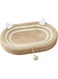 ORCHID M&reg;Oval Cat Scratch Pad, Cat Scratching Board Furniture Protector, Protection Play Cat Scratcher Cardboard Cat Scratch Pad Bowl for Training