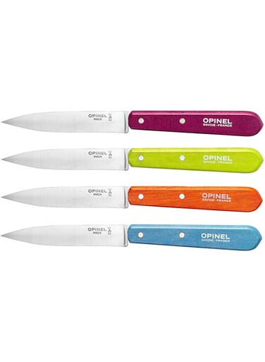 Opinel Sweet Pop Paring Knives (4pieces), Multi-Colour, 10cm, OP-001381, 1