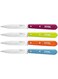 Opinel Sweet Pop Paring Knives (4pieces), Multi-Colour, 10cm, OP-001381, 1