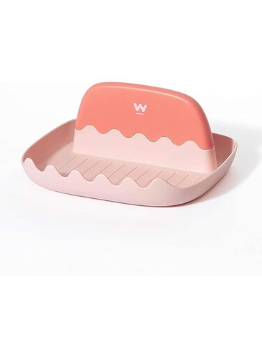 ELECDON Spoon Rest Kitchen Multiple Utensil-Holder - With Drip Pad, Heat-Resistant, BPA-Free, Spoon Rest for Stove Top, Utensil Rest for Ladles, Tongs, Pot Lid More (Pink)