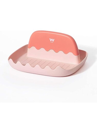 ELECDON Spoon Rest Kitchen Multiple Utensil-Holder - With Drip Pad, Heat-Resistant, BPA-Free, Spoon Rest for Stove Top, Utensil Rest for Ladles, Tongs, Pot Lid More (Pink)