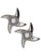 VTurboWay 2 Pack #12 Meat Grinder Blade Stainless Steel Knife Cutter Replacement for Grinders, Please check the size and shape