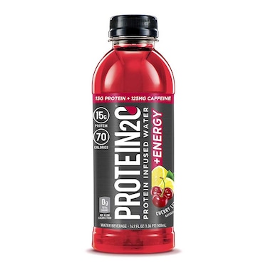 Protein2o Protein Infused Water Plus Energy, Cherry Lemonade, 500 ML