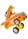 Delux Base Convertimals Eagle Transformer Toy Cars for Kids, Orange