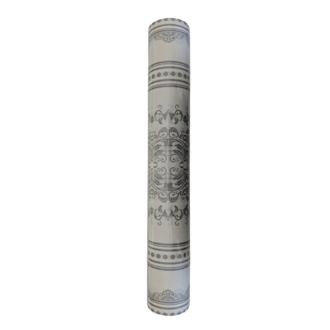 Harmony Royal Collection 12-Meter Table Mat - Elegant Printed White Design for Dining &amp; Events