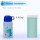 2 in 1 Kids Straw Water Bottle Stainless Steel Dinosaur 550ml Flask with Cup 18 oz Leakproof with Case for Cold and Hot Drinks